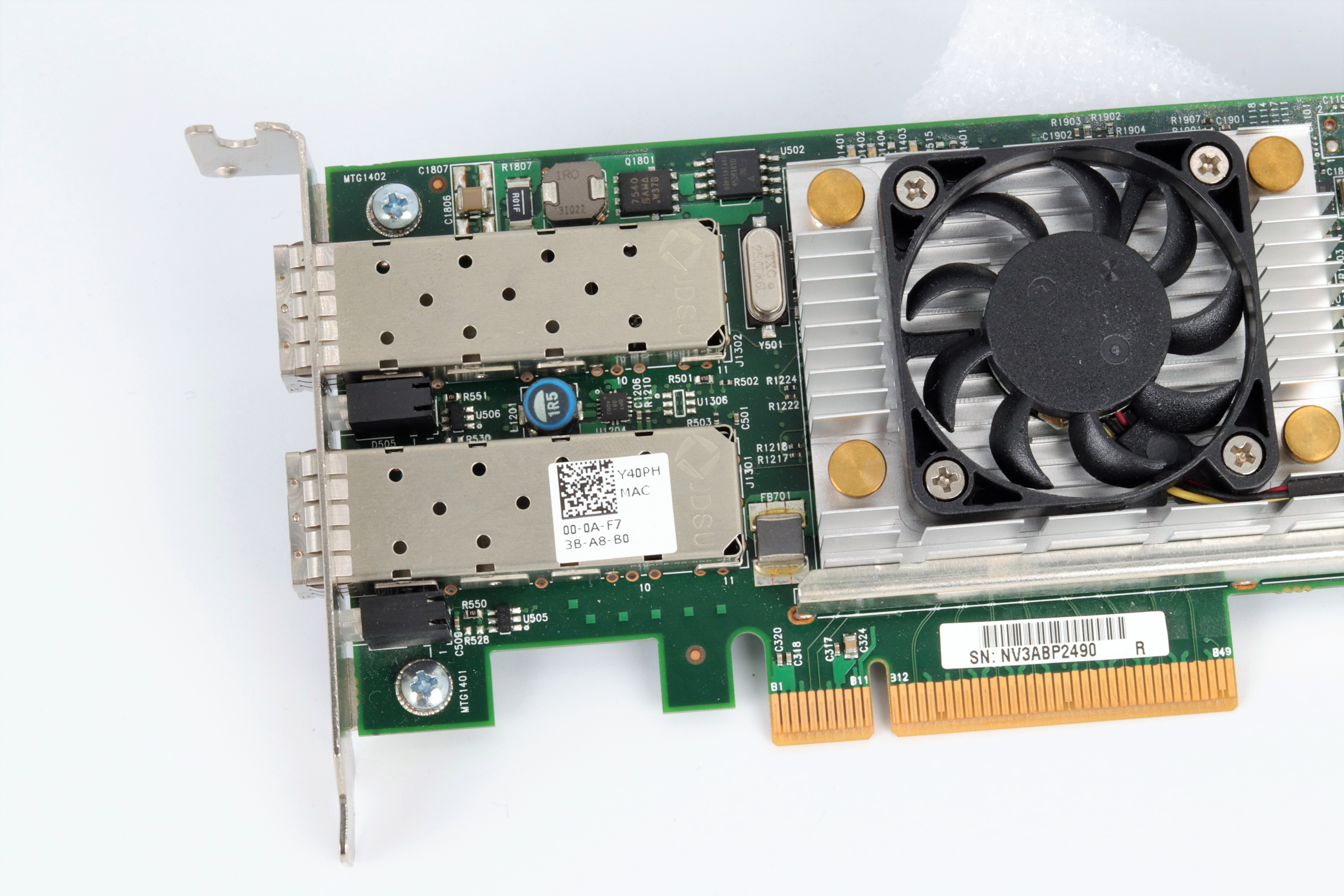 DELL 57810 10GB DUAL PORT PCIE NETWORK CARD Y40PH