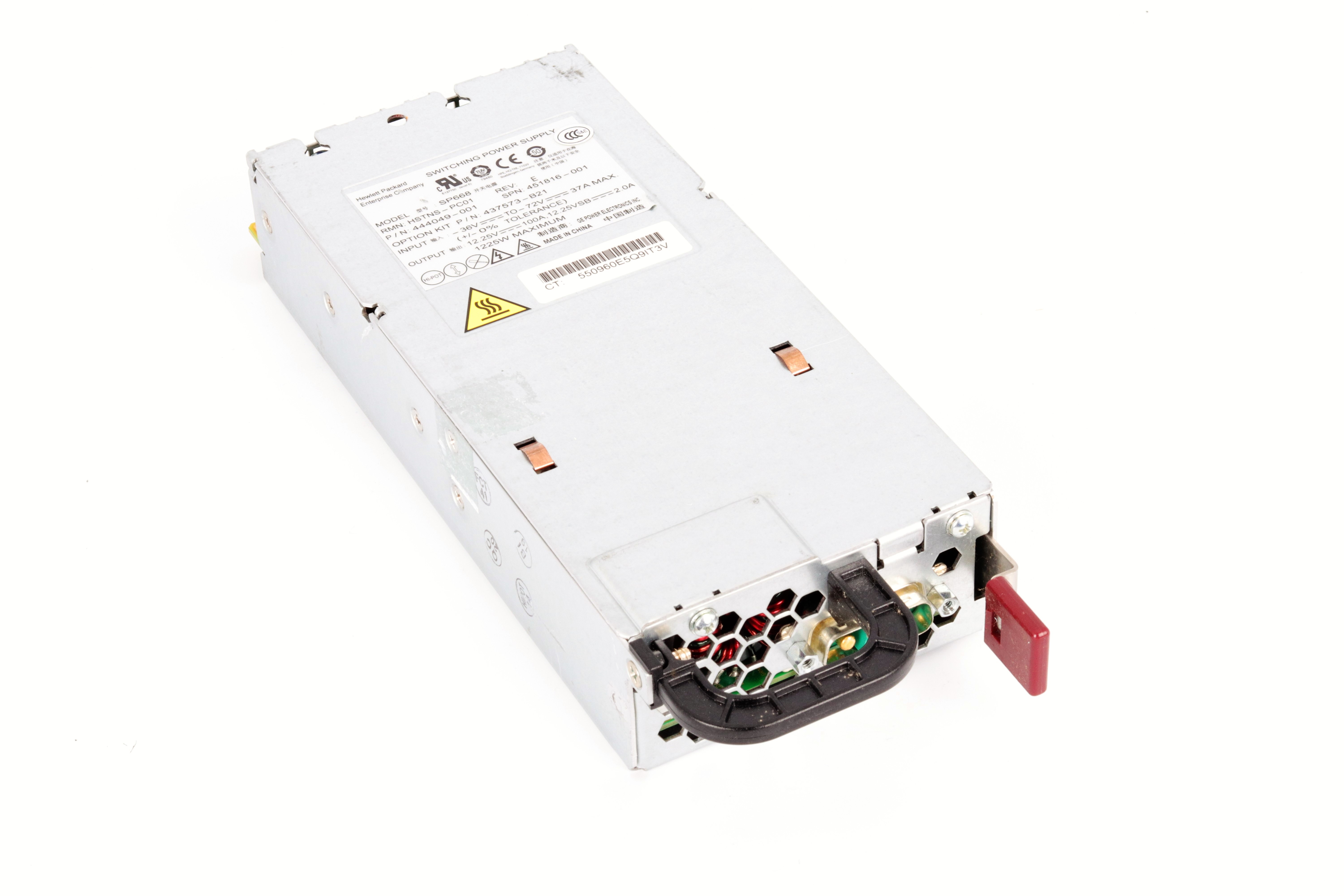 HP Power Supply 1200W 48VDC DL380 no cable